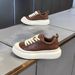 Men's 2025 Winter New Model, Leather Thick-Soled Height-Increasing Lace-Up Sneakers, Simple Stylish, Versatile,_vogvips.com