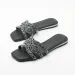 Cross Border New Summer Women's Korean Style Rhinestone Sequin On Anti Slip Outdoor Fashion Flip Flops With Free_vogvips.com