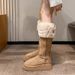 Instant Dispatch~ Tube Snow For Women 2024 New Style Fleece Lined Thickened Cotton Shoes Thick Sole Two-Way Wear_vogvips.com
