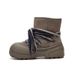 High-Quality Fashionable Thick-Soled Snow For Women 2025 Winter Fleece-Lined Thickened Warm Lace-Up Cotton Short Boots_vogvips.com