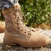 Tactical Boots Sand-colored Xinyu With Zipper Ultra-light Combat Boots Desert Boots Desert Boots Sand-colored Combat Boots_vogvips.com