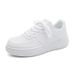 White Sneakers 2024 New Summer Versatile Student Breathable Sports Casual Spring And Autumn Thick Sole Board Shoes For_vogvips.com