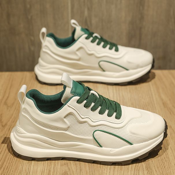 Leather Sneakers For Man Genuine High Quality Oxford Outdoor Italian Black Jogging Seakers Designer Office Dress_vogvips.com