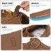 Men's Cowhide Leather Elegant Moccasin Shoes, Handmade Ed,Buckle Fastening Wearing &taking Off Aspects ,Sole With_vogvips.com