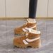 Niche Thick-Soled German Training Shoes For Women 2025 Autumn Winter New Fleece-Lined Casual Lightweight Snow Boots_vogvips.com