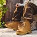 Men's Boots, Locomotive Boots, Retro Thick-soled Heightened Medium Tube Suede Martin Boots_vogvips.com