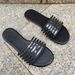 Cross-Border Plus Size 2025 New Shiny Gold Women's Slippers Internet Celebrity Flat One-Word Beach Soft Sole Non-Slip_vogvips.com