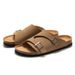 Ruizu Summer New For Men And Women, Couple Sandals, Ladies' Cool S, Students' Beach Shoes, Outdoor Leather Cork_vogvips.com