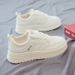 2024 New Women's White Sneakers Versatile Sports Casual Dad Shoes Breathable Soft Sole Spring And Autumn_vogvips.com