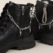 Shoe Chain Accessory – Adjustable Metal Heart Decor For Boots, Sneakers & Casual Shoes (Silver, One Size)_vogvips.com