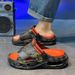 Men's Summer Outdoor Slippers Trendy Brand Non-Slip Casual plus Size 46 Thick Soled Feels like Walking on Clouds Suitable for Driving Flip Flops_vogvips.com