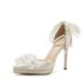 Women Heeled Pearl Ankle Strap Platform Pumps Elegant For Summer Prom Heels Shoes Of Basics Business Wedding Party_vogvips.com