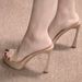 Xiyan's Stunning Nude Transparent High-heeled Shoes For Women, 2026 Summer Waterproof Platform Sandals, High-end Outdoor_vogvips.com