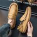 2025 New Spring/Summer Breathable Bean Men's Casual Leather Lazy Step On Lefu Shoes 0082_vogvips.com