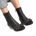 2026 New New Bowknot Winter Autumn Letter Chain Fashion Women Short Thick Zipper High Heel Boots_vogvips.com