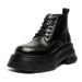 Martin Boots Men's Thick-soled Heightening Retro Tooling Boots Lace-up Men's Boots_vogvips.com