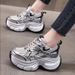 Spring Dad Shoes For Women, Thick-Soled Height-Increasing Shoes, Korean Version, Versatile Fashion Casual Sneakers For W_vogvips.com