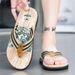 Japanese Wood Grain Flip Flops For Men In Summer Wear Anti-slip Trend Printed Soft Bottom Clip Foot Stroke Beach Sand Sand_vogvips.com