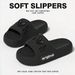 Unisex Couple Style Spring Summer Eva Soft-Soled Thick-Soled Cute Fashionable Heart-Shaped Ecg Design Slippers For_vogvips.com