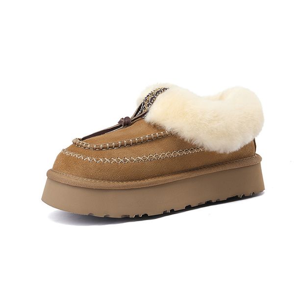 Women's Shoes Winter Fur Snow Boots Women's Thick Soled Fur Boots Winter Plus Velvet Thickened Short Boots Warm Northeast Cotton Boots_vogvips.com