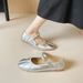 With Skirt Flat-soled Single Shoes, Women Are Not Tired Of Feet, French Soft Sole With Mary Jane Shoes_vogvips.com