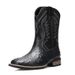 Vintage boots Men fall new Western cowboy boots Embroidered Knight boots_vogvips.com