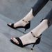 European And American Fashion Stiletto High-heeled Soft-soled Strap 2025 Summer New Comfortable Women's Sandals Non-slip_vogvips.com