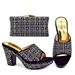 Platform high heels women's wedding shoes Bride color rhinestone shoes and stick diamond clutch bag_vogvips.com