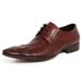 European Style New Business Casual Men's British Pointed Toe Formal Leather Breathable Single Crocodile Pattern Shoes_vogvips.com