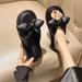 Comfortable Vacation Sandals For Women, Summer Outdoor Wear, 2026 New Model, Bowknot Fairy Style Beach Slippers_vogvips.com