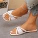 2025 Summer New Comfortable Flat Fashion Design Roman Style Casual Sandals_vogvips.com