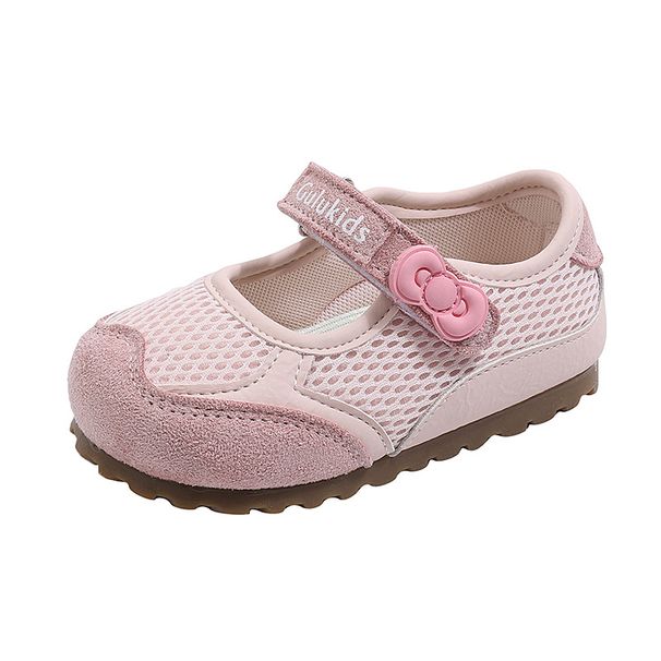 Ins Children's Sandals 2026 Spring/Summer New Korean Version Girls' Breathable Mesh Sports Shoes With Soft Soles_vogvips.com