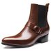 European Warm Series Direct Sale Autumn Winter Fashion British Style Men's Martin Business Workplace Expert Pointed Toe Cowhide Boots_vogvips.com