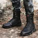 Security Boots Men Mens Shoe Booties Man Genuine Leather Men's Motorcycle Boots Free Delivery Shoes Casual Sneakers Brown Boot_vogvips.com