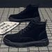 New Mid-top Breathable PU Sports Casual Martin Boots Lace-up Large Size Men_vogvips.com