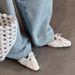 Leather Version~French-style Niche Bow-tie Square-toed Shallow Thick-heeled Women's Shoes, Versatile Casual Shoes For_vogvips.com
