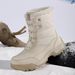 Women's Snow Boots With Winter Fleece And Anti Cold Thick Sole High Top Cotton Shoes_vogvips.com