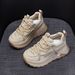 Thick-Soled Cortez 2025 Autumn Women's Internet Celebrity Popular Casual Fashion Versatile Petite Dad Shoes For Women_vogvips.com