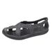 Men's And Women's Summer Retro Woven Sandals Soft Soled Breathable Non-Slip Beach Shoes Rubber Rattan Straw Flat Cool_vogvips.com