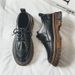 Voyage 2025 Autumn Vintage Color Block Leather Shoes Korean Style Youth Brogue Men's Fashion Versatile Sneakers_vogvips.com