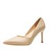 Luxury Leather Pumps - Hidden Platform Stiletto Heels (CEO Office Shoes, Arch Support, Wrinkle-Resistant Toe Box)_vogvips.com