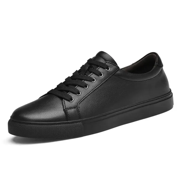 Luxury Brand Men's Sneakers Genuine Leather Casual Leisure Walk Men Shoes All-match Outdoor Skateboard Footwear For Male_vogvips.com