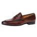 Euro Step British Style Casual Leather For Men Slip-On Business Formal Shoes Handmade Cowhide Loafers_vogvips.com