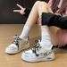 Little White Shoes Female And Female Students Leisure Sports Versatile Board Shoes Street Shooting_vogvips.com