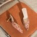 Qianluhui Exquisitely Crafted Classical Style Closed-Toe Mules With Rivet Pattern And Chinese Elements For Women High_vogvips.com