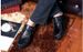 Men's Formal Leather Shoes Low Heel First Layer Leather Hand-stitched Casual Lace-up Men's Shoes_vogvips.com