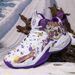 New high-top basketball shoes men's leather children's small shoes actual running shoes_vogvips.com