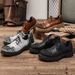 European Warm Series Cowhid Work Shos For Mn, Casual Round Lac-Up Thick Sol Trndy Short Punk Big To Lathr Shos, Martin Boots,_vogvips.com