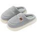 Winter Cotton , Thick Soled Indoor, Warm And Comfortable Home Use, With Added Velvet Anti Slip Couple Slippers For_vogvips.com
