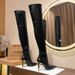 High Heel Over-the-Knee For Women 2023 Autumn Winter New Design Sense Stretch Fashion Slimming Hot Girl Leather Slim_vogvips.com